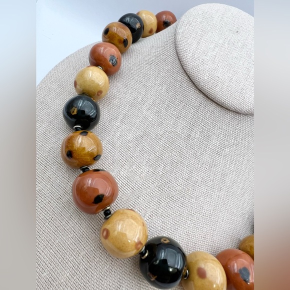 BOHEMIAN CLAY NECKLACE - Picture 5 of 9